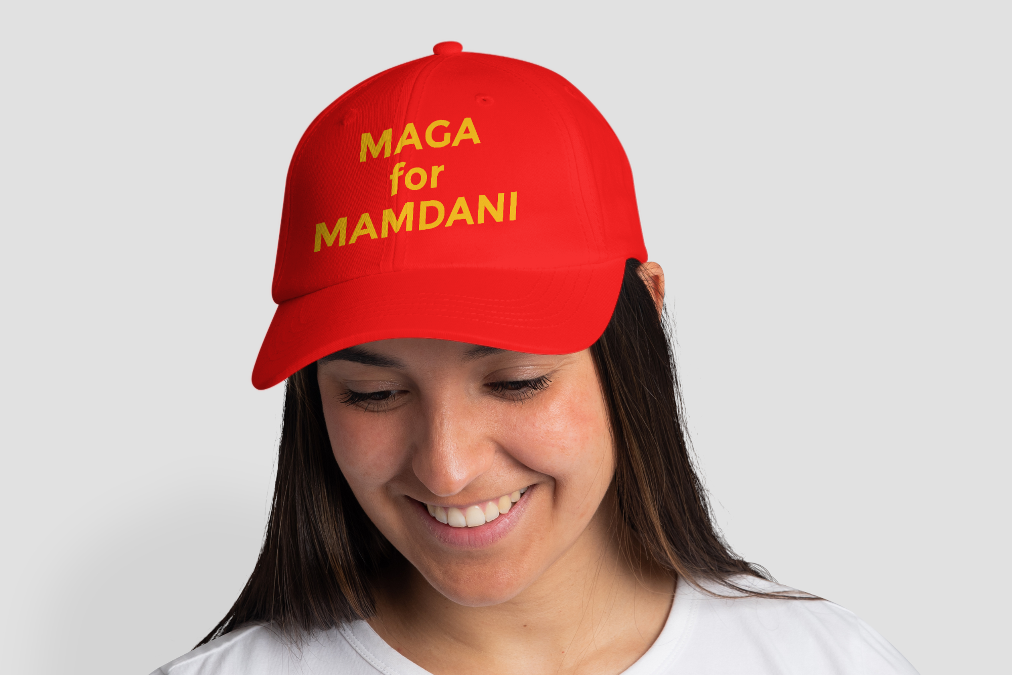 MAGA for MAMDANI Hat™️ - Adjustable Statement Cap | Red & Black Style Available