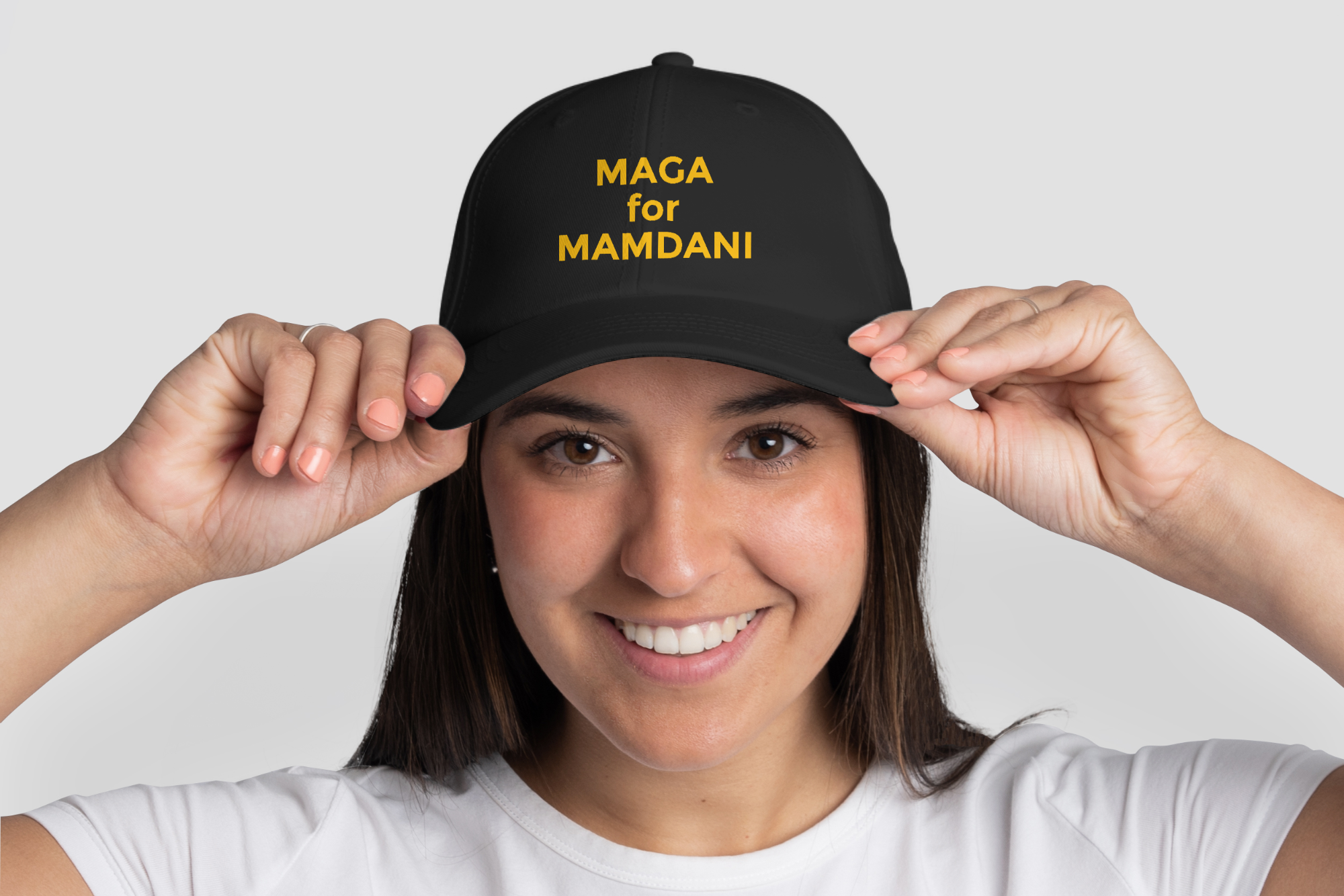 MAGA for MAMDANI Hat™️ - Adjustable Statement Cap | Red & Black Style Available